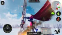 Flying Superhero Rope Power Screen Shot 0