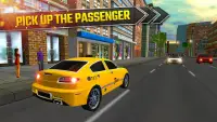 Симулятор вождения такси 2017 - Современная автомо Screen Shot 0
