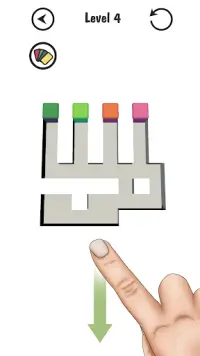 Color Swipe Maze - Logic Game Screen Shot 0