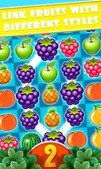 Fruit Link Match Crush Mania 2 Screen Shot 2