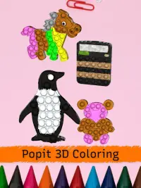 Pop-It Antistress 3D Coloring! Screen Shot 8