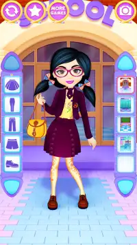 School Dress Up Girls Games Screen Shot 15