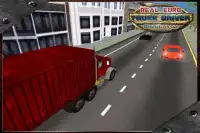 Real Euro 3D Truck Driver Sim Screen Shot 4