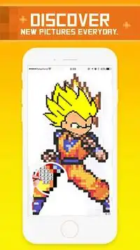 SUPERHERO PixelArt Color by Number Book - pixart Screen Shot 2