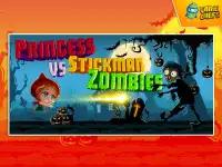 Princess vs Stickman Zombies Screen Shot 4