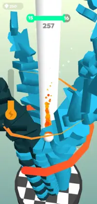 Helix Stack Fall 3D : Relaxing Tower Blaster Screen Shot 7