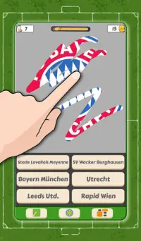 Kratzen Fussball Logo Quiz. Bundesliga Mannschaft Screen Shot 0