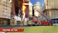 Fire Truck Driving Rescue Sim Screen Shot 2