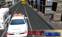 Crime City Police Car Chase 3D Screen Shot 0