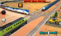 Euro Train Driving Simulation 3D: Free Train Games Screen Shot 2