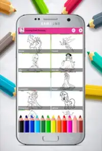 the coloring book dolls magical Screen Shot 4