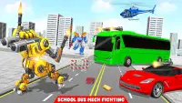 School Bus Robot Car Game Screen Shot 7