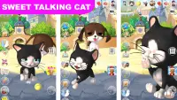 Berbicara Cat dan Dog Permainan Anak Screen Shot 7