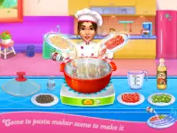 Make pasta cooking kitchen Screen Shot 1