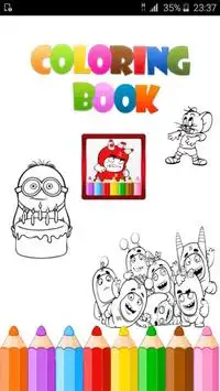Coloring Pages for Oddbods & Cartoons Screen Shot 0