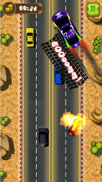 Mad Car Drive 2D: Crazy Driver Screen Shot 5