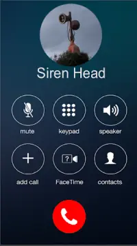 Call From Siren Head Prank simulation Screen Shot 1