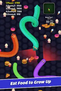 Worm io: Slither Snake Arena Screen Shot 7