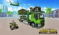 US Army Cargo Plane Transport Offroad Truck Game Screen Shot 0