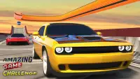 Illimité Stunt Car - Incroyables courses voitures Screen Shot 3