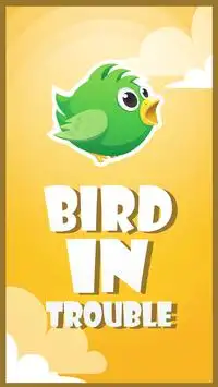 Bird in Trouble - Best Easy Arcade Game Screen Shot 0