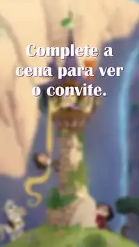 Convite 4 Anos Gabi Rapunzel Screen Shot 0