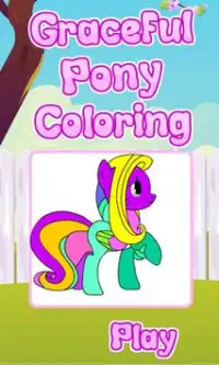Giochi da colorare Pony Screen Shot 0