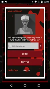CrimeBot: game thám tử Screen Shot 1