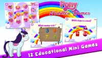 Pony-Spiele für Kleinkinder Screen Shot 0