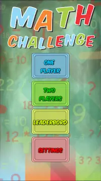 Math Challenge Screen Shot 0