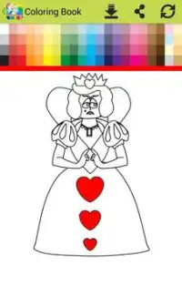 coloring  Alice on Wonderlandd go Screen Shot 1