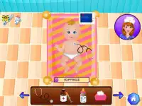 Newborn care baby games Screen Shot 1