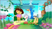 Jigsaw Puzzle Dora Girls Kids Screen Shot 9