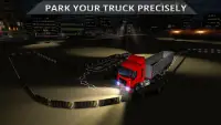 Night truck extreme parking Screen Shot 16