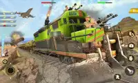 Train Gunship Battle: Army train Shooting games Screen Shot 0