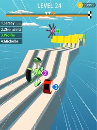 Roues courir - Wheels Run 3D Screen Shot 0