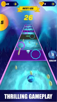 Epic Balls:Journey on water fire glass & sand road Screen Shot 0
