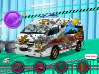 救急車の洗浄車のゲーム Screen Shot 2