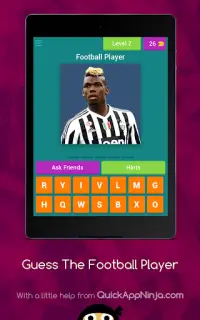 Guess The Football Player Screen Shot 6