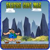 Skating Cave Man