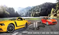 जंजीर कार रेसिंग 3 डी खेल Screen Shot 2