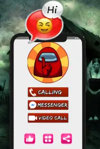 Call from Impostor Chat & video call (Simulation) Screen Shot 5