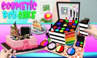 Cosmetic Box Cake Maker 3D! Makeup Cake Cooking Screen Shot 0