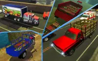Offroad frutta Transporter Truck: simulatore di gu Screen Shot 13