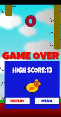 Funny chicken juego en 2D Screen Shot 2