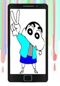 Coloring Book For Shin chan Screen Shot 2