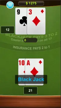 21 Blackjack Free Card Game Offline Screen Shot 0
