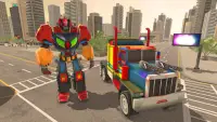 로봇 트럭 변환 : 트럭 로봇 전쟁 Screen Shot 4