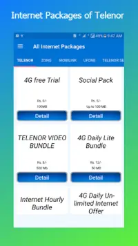 All Network Internet Packages 2021 Screen Shot 3