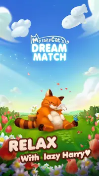 Lazy Cat Dream Match - Quebra-cabeças felizes Screen Shot 5